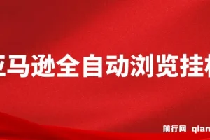 亚马逊全自动浏览挂机项目：稳定收益与广阔前景