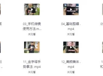 实体行业短视频拍摄剪辑线上课程