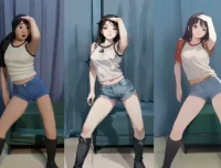 AI发光短裙舞蹈视频制作教程：新手快速出片指南