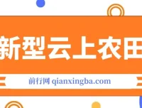 新型云上农田：全民种田与无人机播种项目介绍