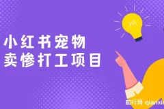 AI动物打工视频搬砖项目：小红书宠物卖惨玩法，私域变现轻松破万