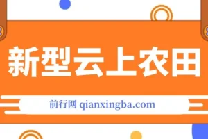 新型云上农田：全民种田与无人机播种项目介绍
