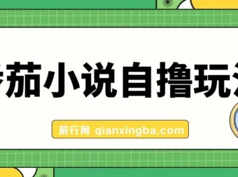 番茄小说自撸玩法：低播放量也能日赚1000+
