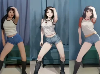 AI发光短裙舞蹈视频制作教程：新手快速出片指南