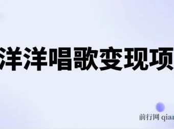 懒洋洋唱歌变现项目：单条作品超10点赞，教程与工具全打包