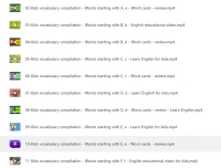 88集儿童英语单词动画片（超1000单词）