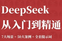 DeepSeek 从入门到精通：7大场景、50案例与全套提示词