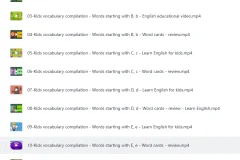 88集儿童英语单词动画片（超1000单词）