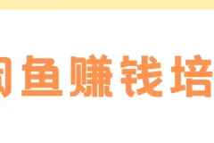 老A闲鱼赚钱培训课程