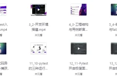 Pytest全栈自动化测试课程指南