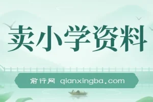 卖小学资料变现实操项目：保姆级教程与资料工具