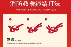 消防安全救援24种绳结打法教程