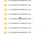 2026版初中7-9年级上册9科知识点总结