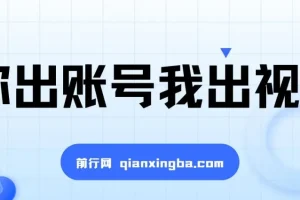 抖推猫项目：账号+视频合作，轻松获收益