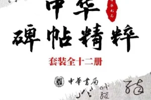 《中华碑帖精粹》12册套装：楷行隶篆小楷常备字帖