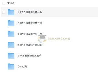 Raz分级阅读绘本1 – 5季精读课件PPT资料
