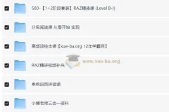 小媛老师RAZ精读分级阅读及语法写作系列课