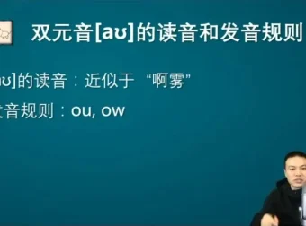 张俊杰国际音标速成课：掌握英语发音技巧