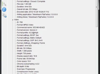 视频媒体信息检测工具MediaInfo