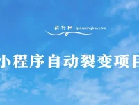 小程序自动裂变项目：全自动推广，收益可观