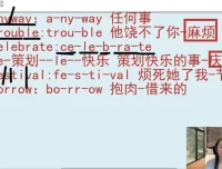 中考英语1600词速记：71篇精读与视频讲解