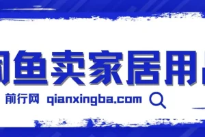 揭秘闲鱼卖家居用品月入3万技巧