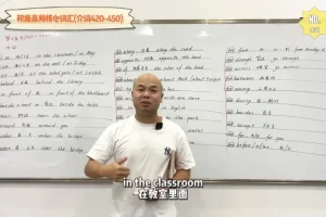 英语初级高频核心词汇15讲系统精讲