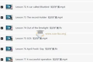 初中新概念英语第二册视频精讲课程