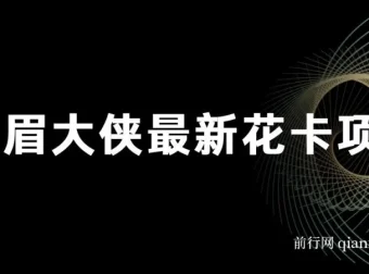 剑眉大侠花卡项目