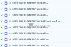 2026考研政治石磊“雷必雷”选择题解题技巧精讲