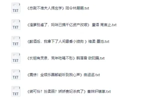 番茄等平台付费小说合集