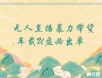 树敌无人直播：车载U盘暴力带货秘籍