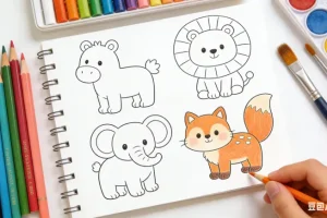 3-12岁儿童创意线描绘画教程