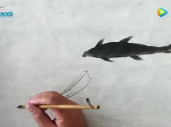 儿童国画入门74课：山水花鸟技法全解