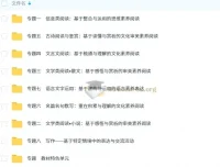 高中语文全程复习方略强基版