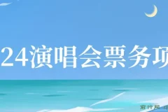 2024演唱会票务项目：零基础速成，开启高收入之路