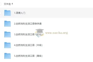 新东方剑桥流利生活口语课程