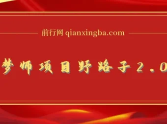 AI绘梦师项目野路子2.0玩法，新手小白也能上手