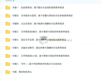 高中语文全程复习方略强基版