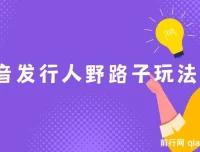 抖音发行人野路子玩法，手机操作轻松变现