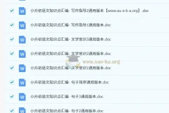 小升初语文总复习专项知识点汇总