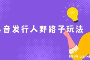 抖音发行人野路子玩法，手机操作轻松获利