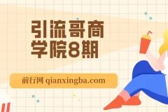引流哥商学院8期课程