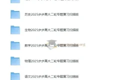 步步高2025高中全九科大二轮复习资料