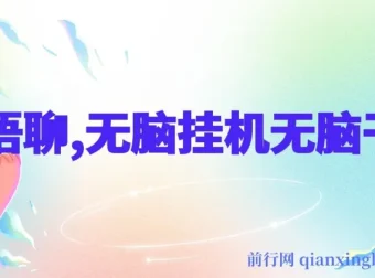 AI语聊项目：单窗口收益50+，单机收益500+，轻松挂机赚钱