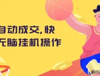 快手全自动成交无脑挂机项目资料