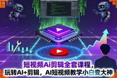 短视频AI剪辑全套课程：小白变大神