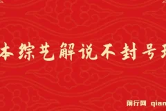 日本综艺解说项目：全新赛道轻松变现