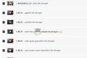 乔伯伯5500词汇系统课