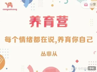 丛非从《每个情绪都在说：养育你自己》养育营课程